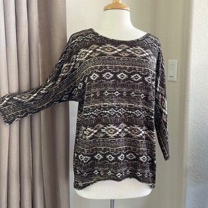 Southwestern print tunic